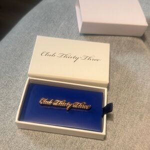 Club Thirty-Three Gold Pin